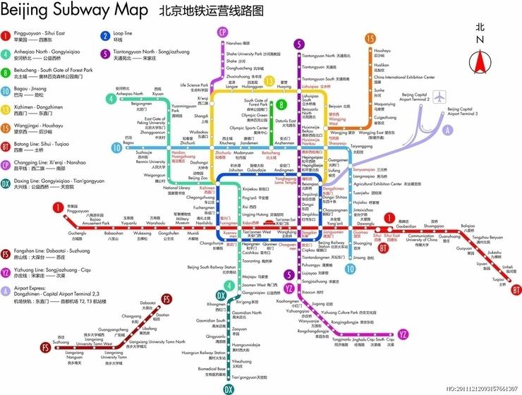figure road map of the beijing subway in 2018_0e7496
