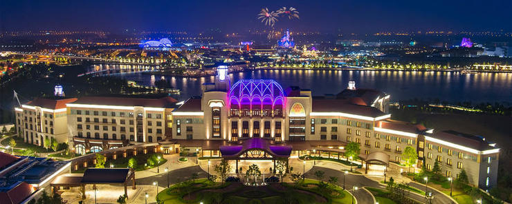 disneyland shanghai hotel location picture from the network